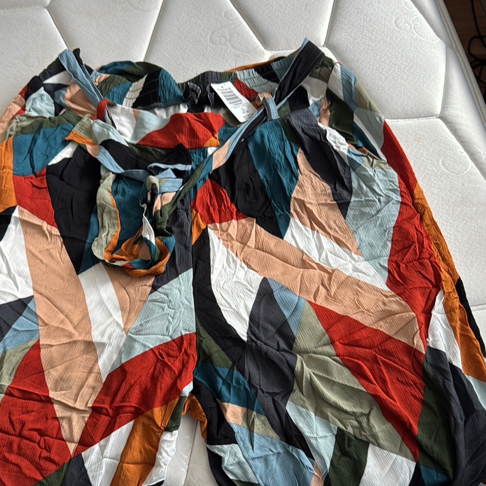 Torrid Multicolor Geometric Pants